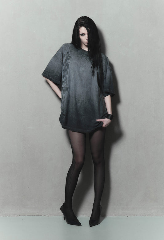 Reversible Tee Dark Grey 002