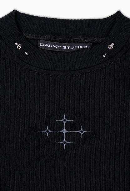 Double Longsleeve Tee Black/Grey 001