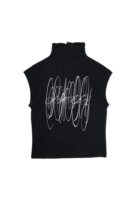 Baby Tee "Signature" Black 002