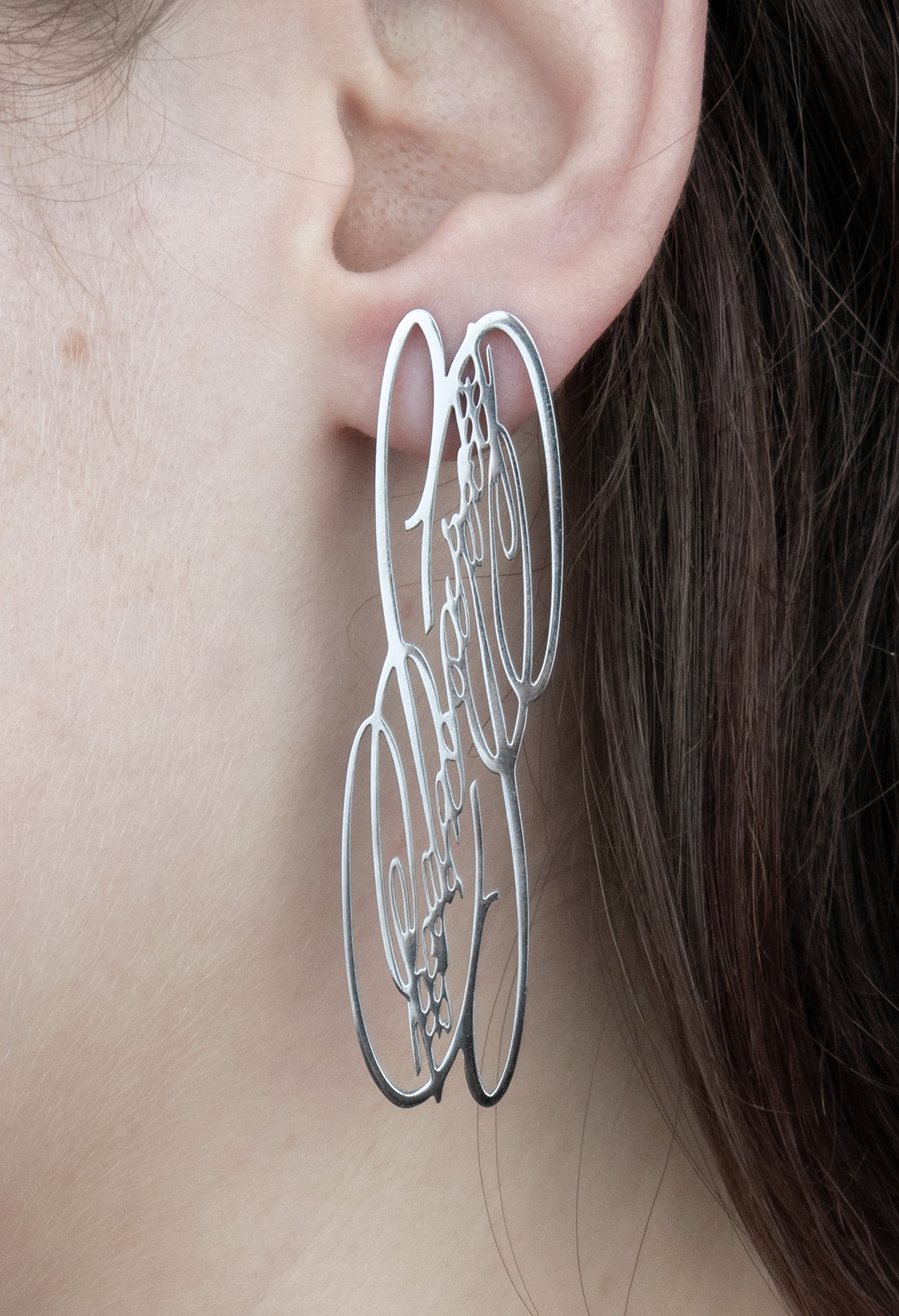 "LogoV2" Steel Earrings