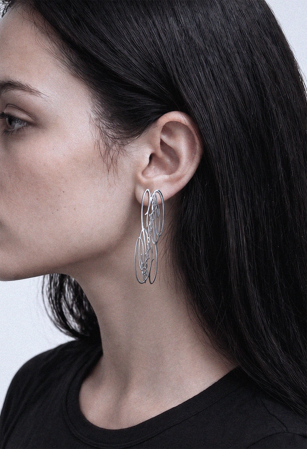 "LogoV2" Steel Earrings