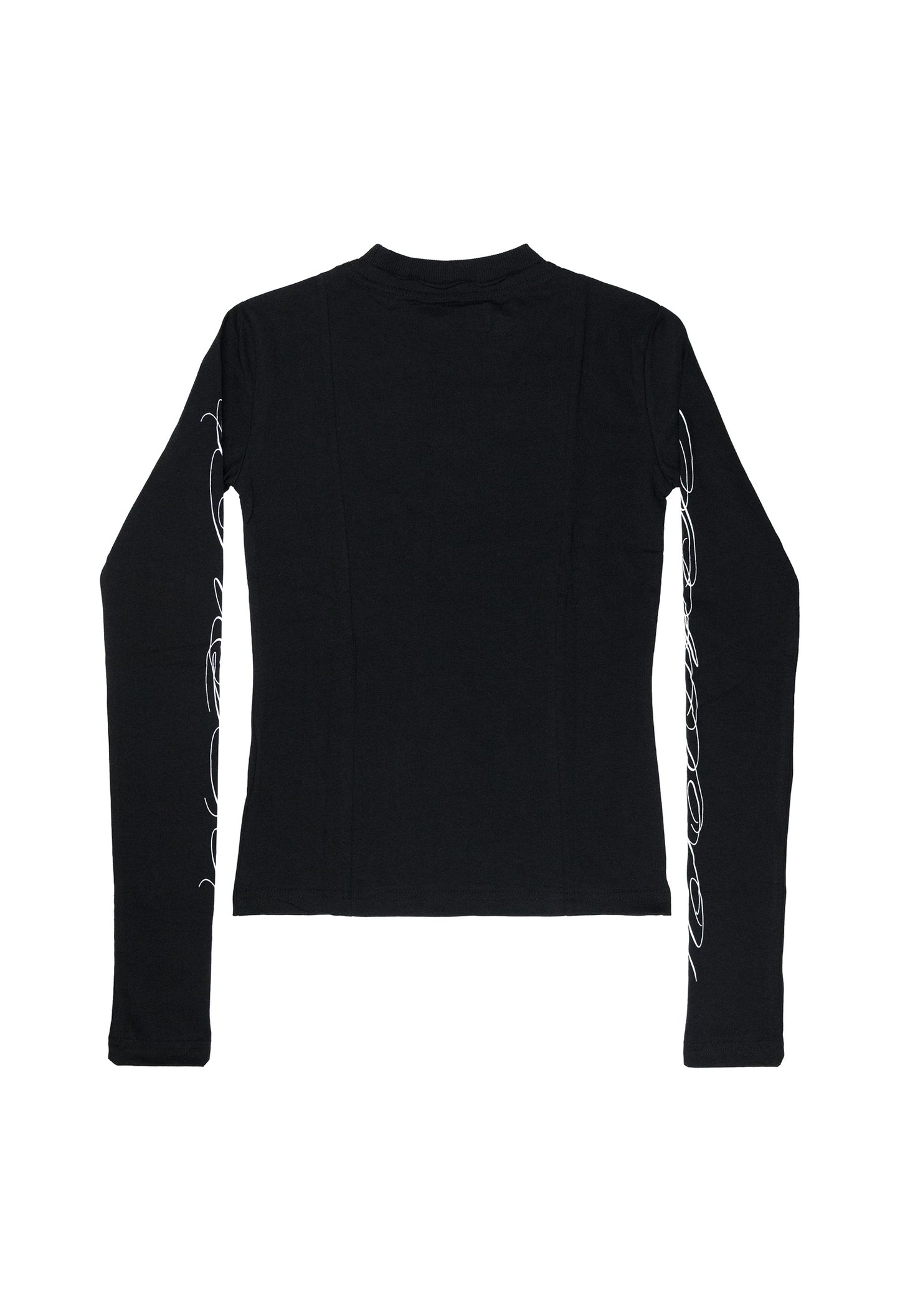 Longsleeve Tee Fitted Black 003