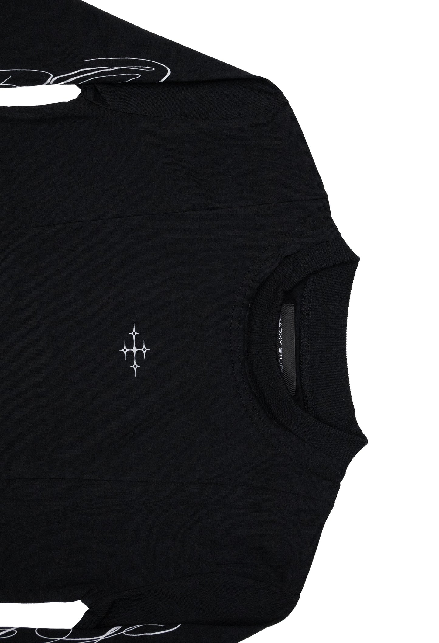 Longsleeve Tee Fitted Black 003
