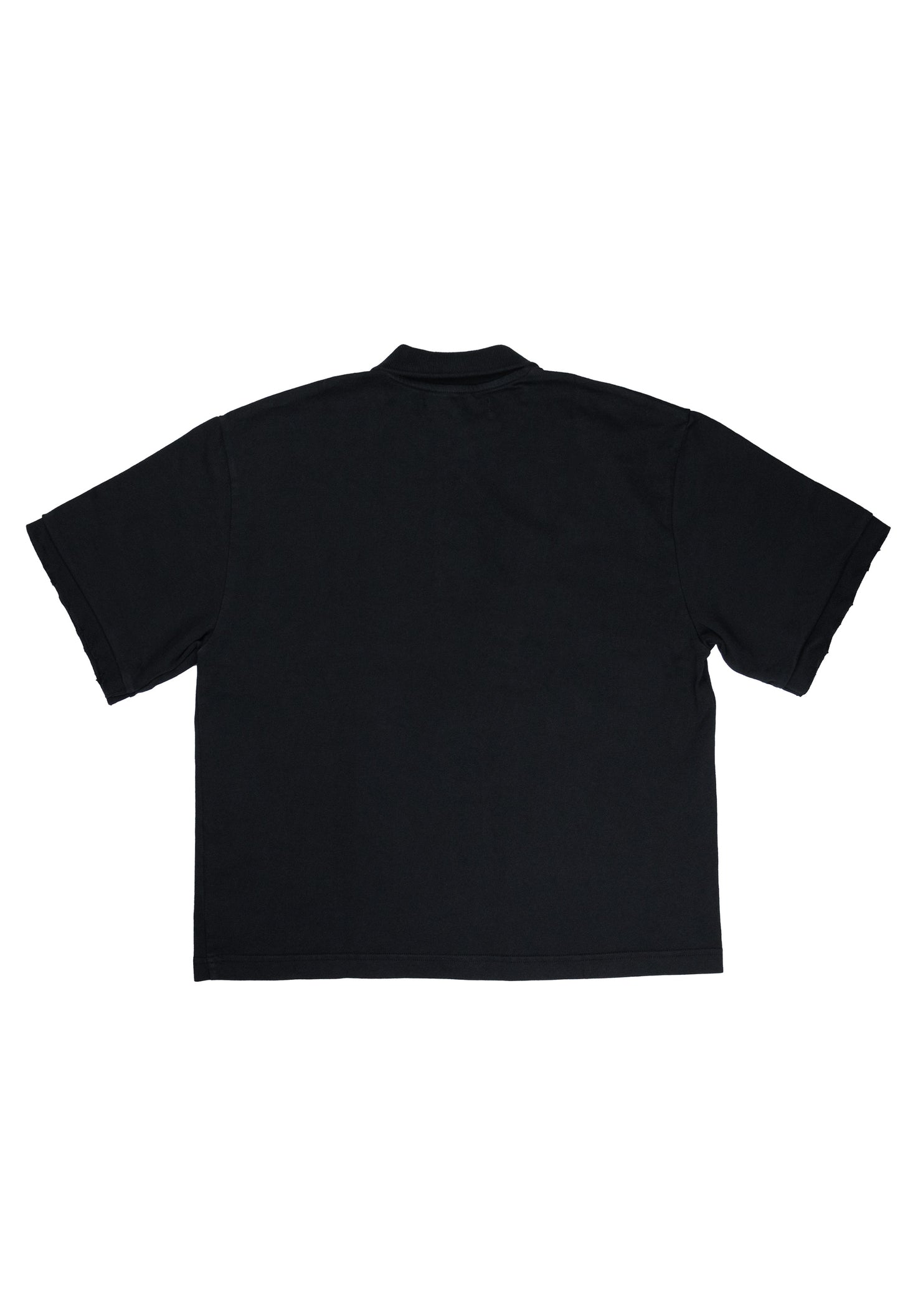 Polo Tee "Deleted" Black 001