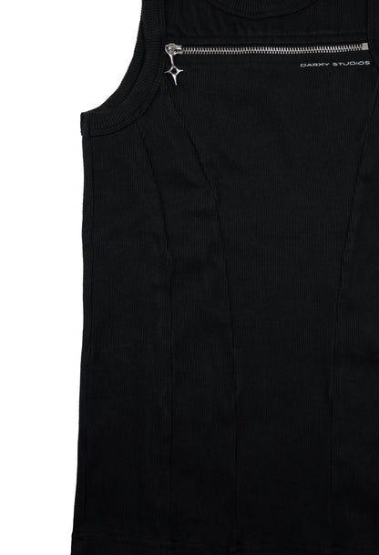 ZT 001 - (Zipped Tank Black)