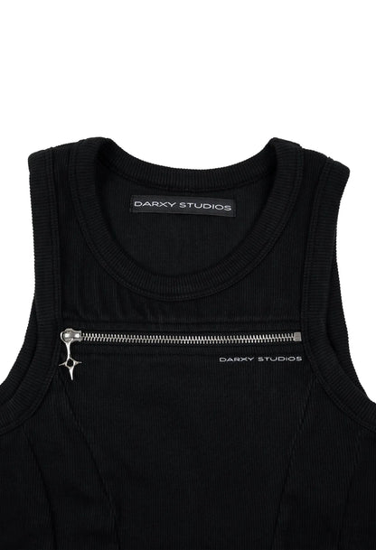 ZT 001 - (Zipped Tank Black)