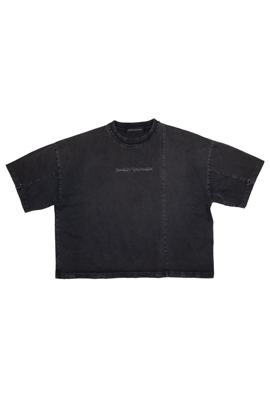 Tee Boxy Dark Grey 001