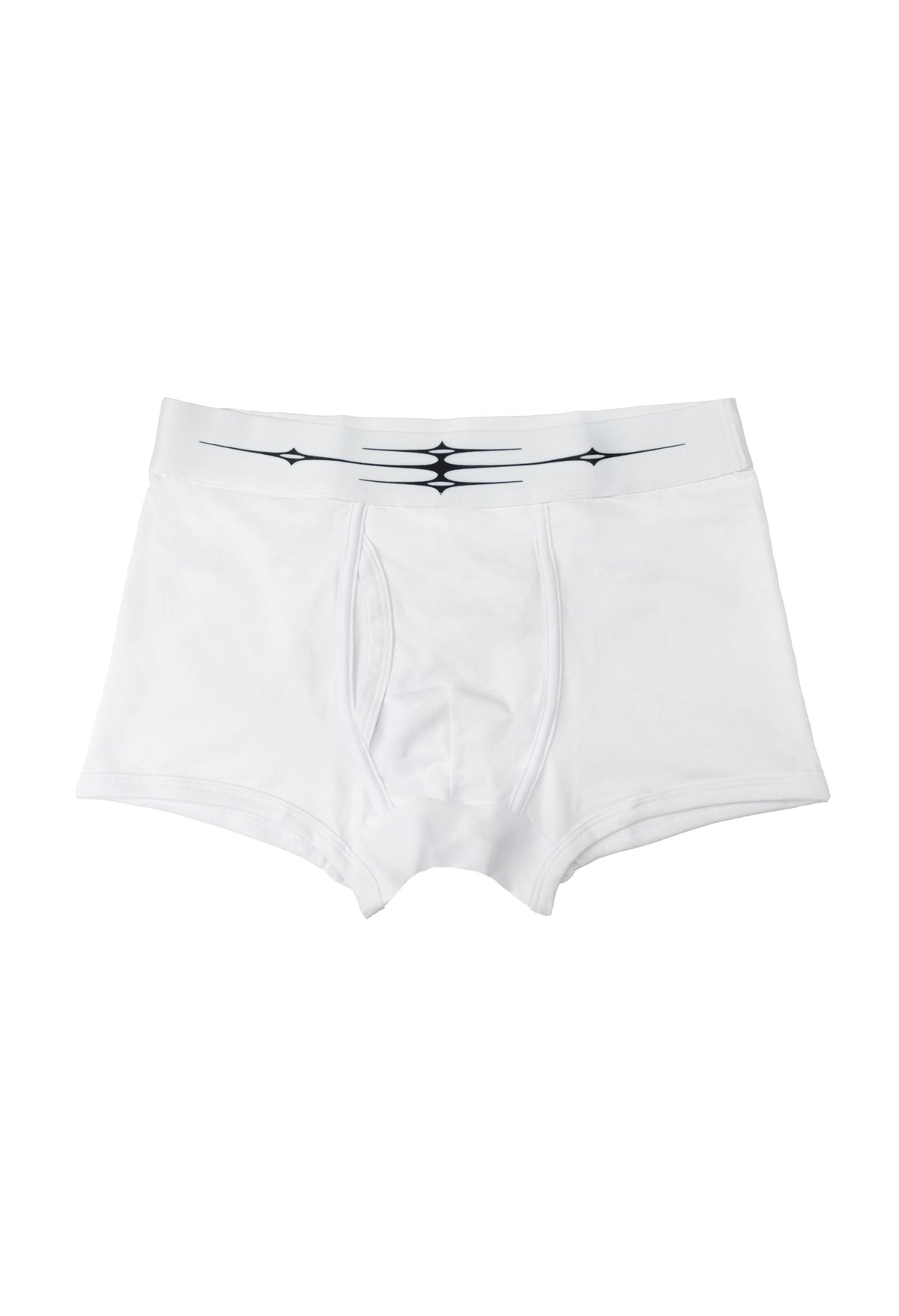 White Logo Boxer Briefs 003