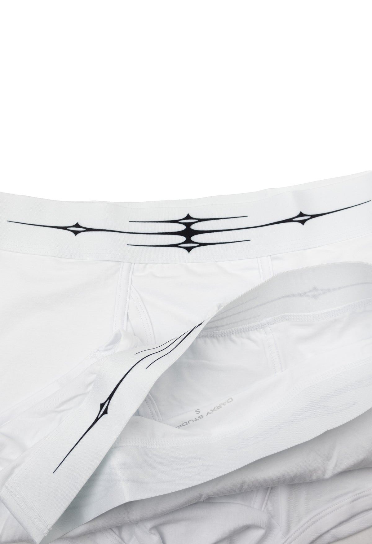 White Logo Boxer Briefs 003