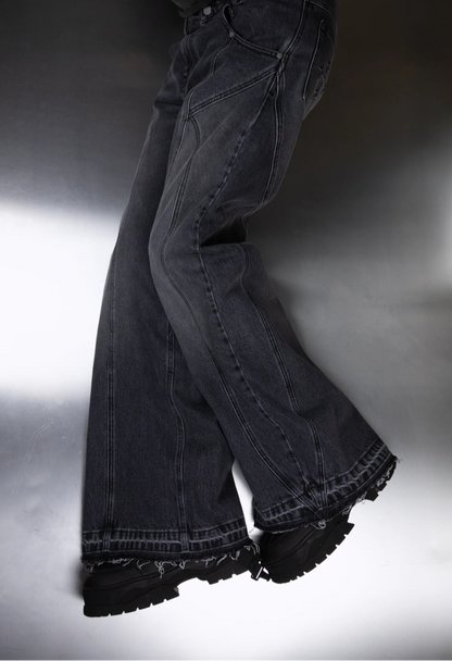 Denim Wide Dark Grey 001