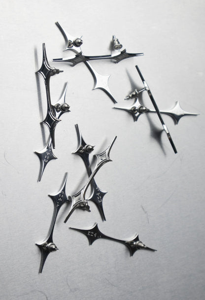 Half-Logo Steel Earrings