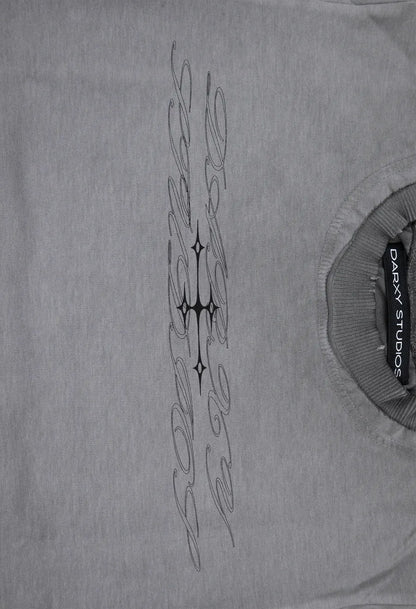 Baby tee Grey Spray-Fade 001