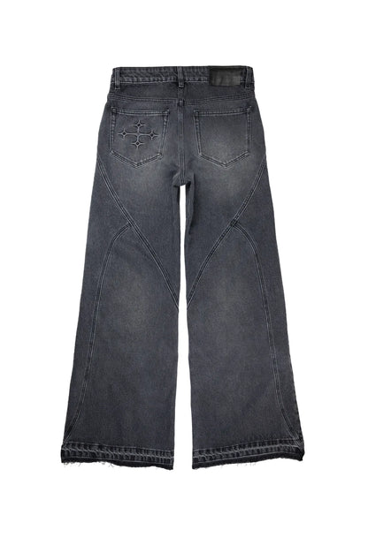 Denim Wide Dark Grey 001