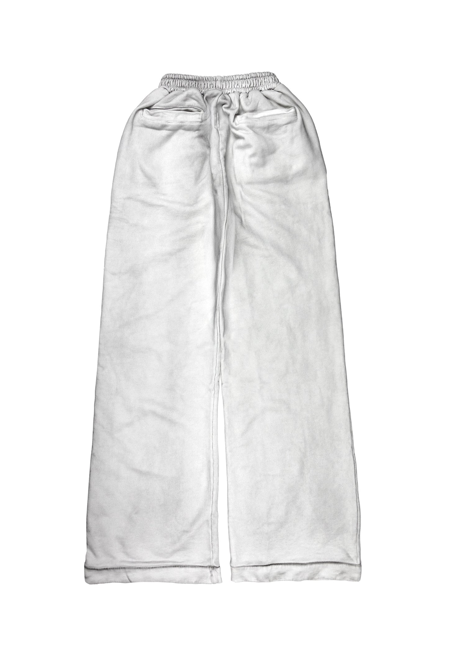 Sweatpants Left Zip White "Dirt" 002