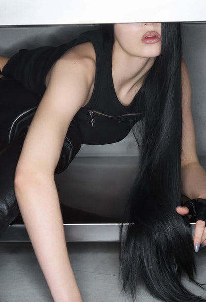 ZT 001 - (Zipped Tank Black)